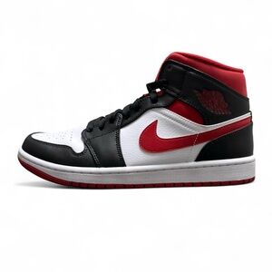 Nike Air Jordan 1 Mid Gym Unizsex Red Black White SZ US 10 (Box Included)*